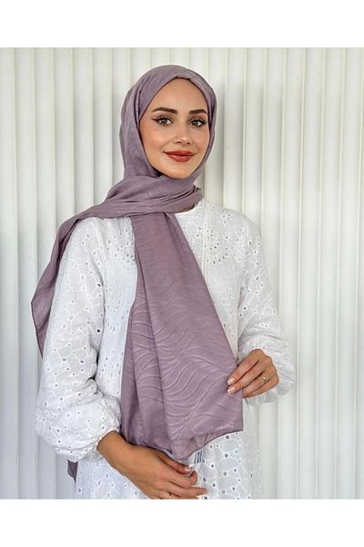 Misa Bamboo Patterned Shawl Jacquard