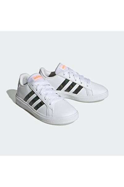 adidas Grand Court 2.0 K Çocuk Beyaz Sneaker