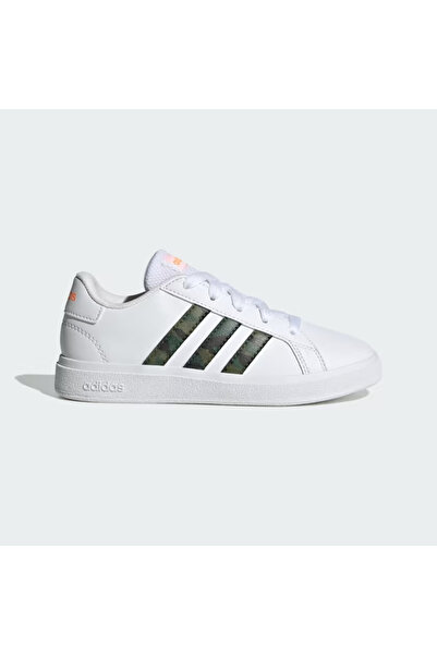 adidas Grand Court 2.0 K Çocuk Beyaz Sneaker