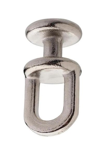 İzen Metal Curtain Ring - Metal Corner Roller 20 Pieces