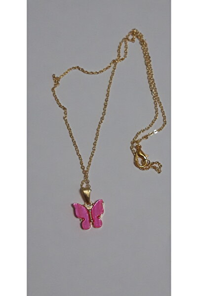 Nurtakı Sosyete Chained Butterfly Necklace
