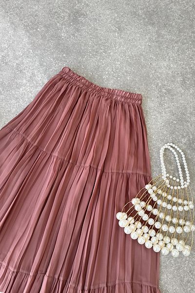 Poliyance Fusta Dusty Rose Lara - Elegantă și confortabilă