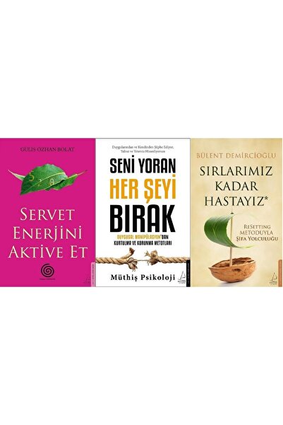 Destek Yayınları Servet Enerjinin Aktive Et + Seni Yoran Her Şeyi Bırak + Sır...