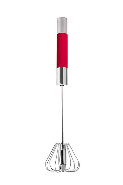 Limon Home Red Steel Push-pull Automatic Colorful Silicone Beater