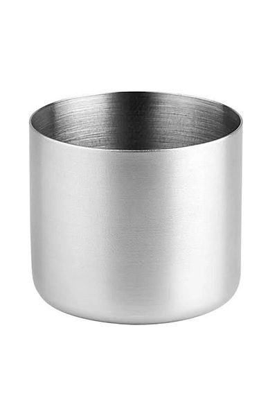 ZUZU MADE 2 Pieces Stainless Steel Stick Sugar Bowl Large Size Cafe Restaurant Restaurant Sugar Bowl
