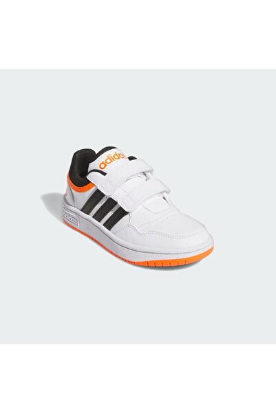 adidas Hoops 3.0 Cf C Çocuk Beyaz Sneaker