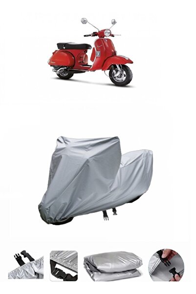 wovex Vespa Px 150 - متوافق مع القماش المشمع للدراجات النارية والحقيبة الخلفية