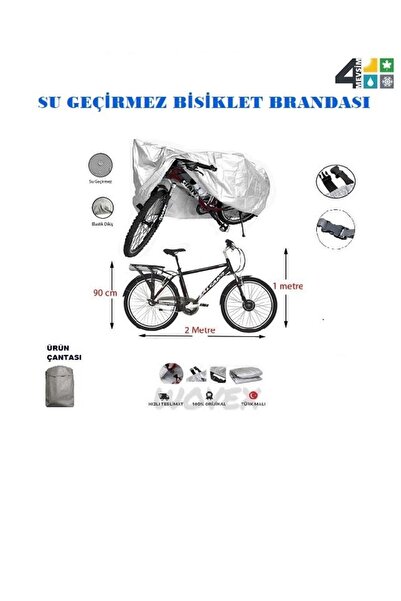 wovex Su Geçirmez Bisiklet Brandası 26-28-29-jant Uyumlu Branda,örtü