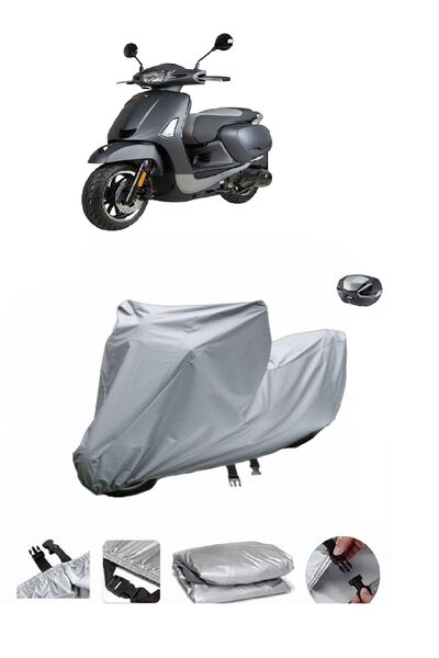 wovex The Kymco Like S 50 Motorcycle Cover is not compatible with the rear Bag .