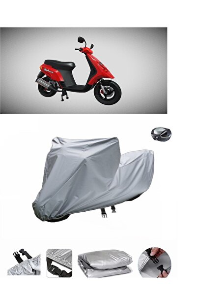 wovex Piaggio Typhoone 80 - مشمع دراجة نارية، متوافق مع الحقيبة الخلفية
