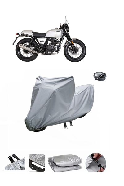 wovex غطاء دراجة نارية بريكستون BX 125 R متوافق مع حقيبة الخلفية
