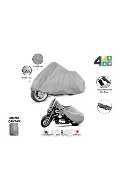 wovex مشمع دراجة نارية Kawasaki Zzr 1400 Abs، مشمع، غطاء (الحقيبة الخلفية غير...