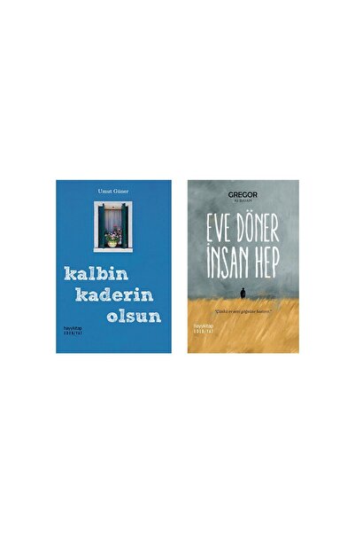 hayykitap 2 Kitap / Eve Döner Insan Hep - Kalbin Kaderin Olsun
