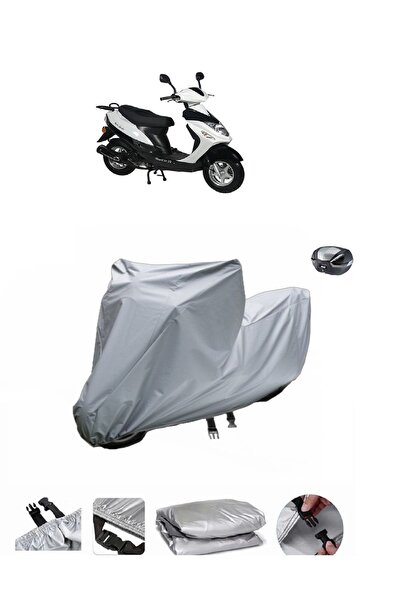 wovex Rmg Moto Rapid 50 - مشمع دراجة نارية، الحقيبة الخلفية غير متوافقة
