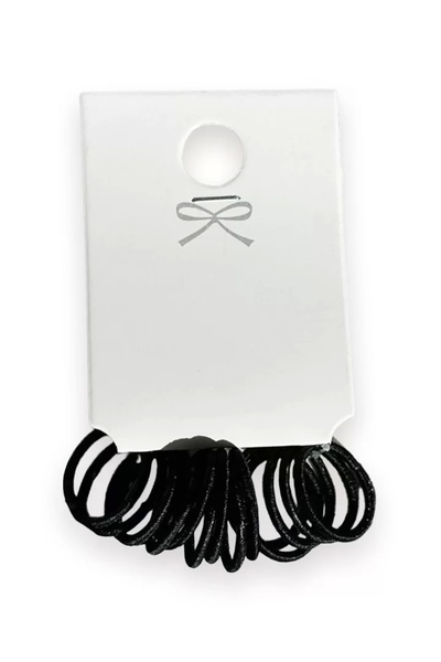 little Luv Set de catarame elastice negre - cataramă pentru copii și școală