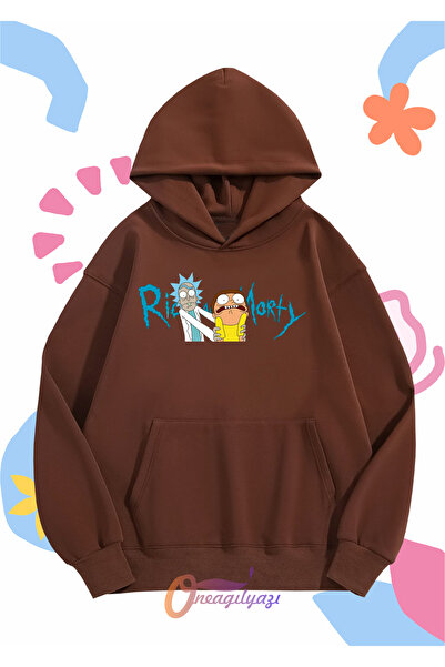 oneagılyazı Hanorac cu glugă supradimensionat unisex pentru copii cu imprimeu...