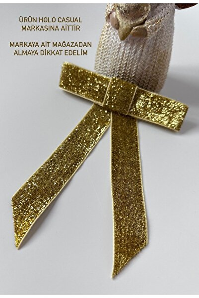 HOLO CASUAL Gold Simli Kadın Otomatik Fiyonk Toka – Toka