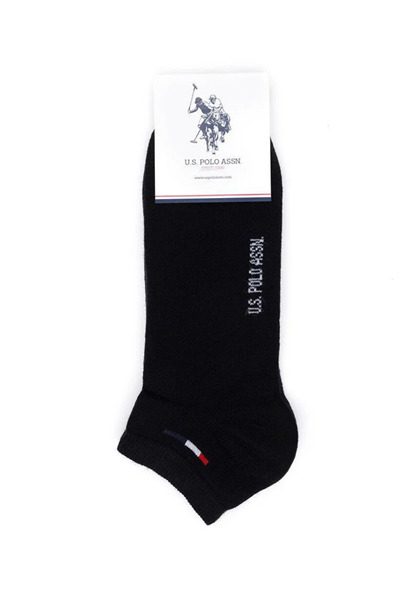 U.S. Polo Assn. Комплект от 2 стандартни черни и тъмносини чорапи