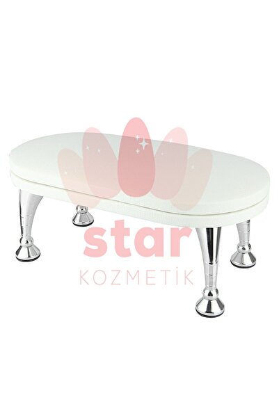 Venalisa Beyaz Renk Manikür Sehpası Manikür Yastığı