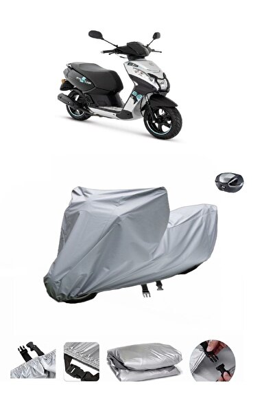 wovex بيجو كيسبي 50 - مشمع دراجة نارية، حقيبة خلفية متوافقة