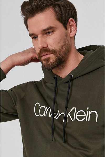 Calvin Klein Men's Cotton Logo Hoodie - Sweatshirt