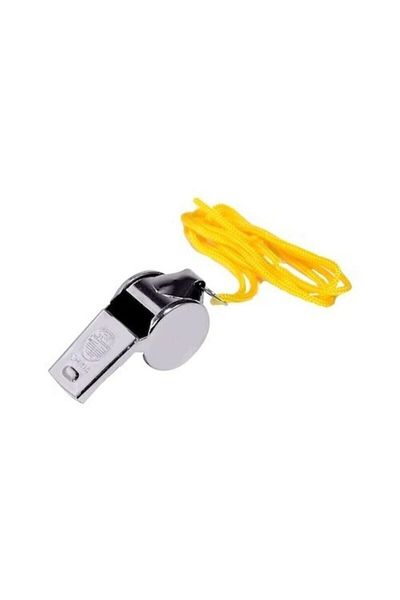 Muçis Metal Rope Referee and Earthquake Whistle Single