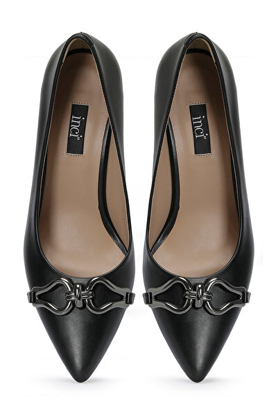 İnci INCI MIKE 4PR Чорні жіночі туфлі на підборах