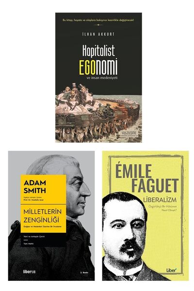 Yüzleşme Yayınları Kapitalist Egonomi Ve Insan Medeniyeti- Milletlerin Zenginliği(KARTON KAPAK) -liberalizm 3 Kitap Set