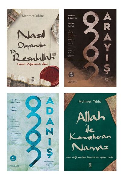 Yüzleşme Yayınları Rasulullah'ı Çağa Taşımak - Nasıl Dayandın Ya Resulullah - Allah Ile Konuşturan Namaz 3 Kitap Set