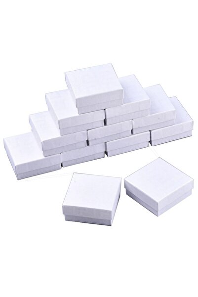 Genel Markalar 50'li Renkli Karton Yüzük Kutusu, şık ve kullanışlı hediye ambalajı