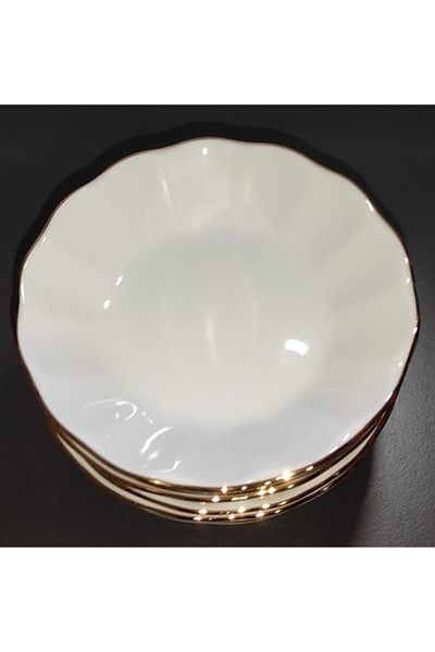 Porland Gold Gilded Porcelain 12 cm - 12-Piece Tea Plate
