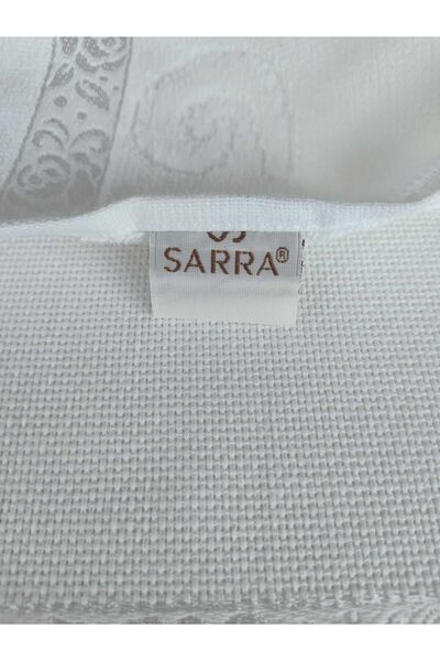 sarra 30x50 BAĞLAMALI ETAMİN HAVLU - KREM