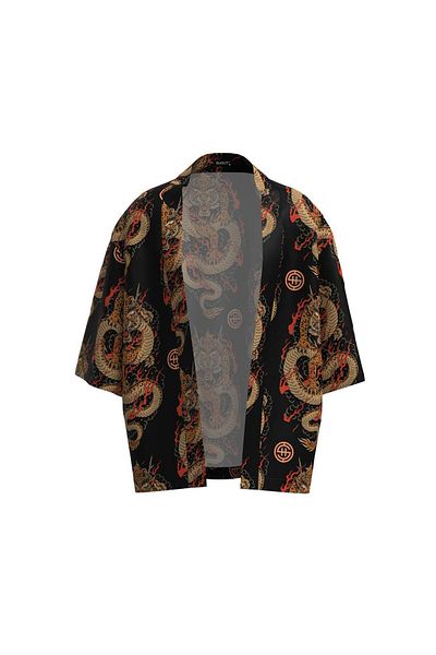 Shout Unisex Oversize Ιαπωνικό κιμονό δράκου
