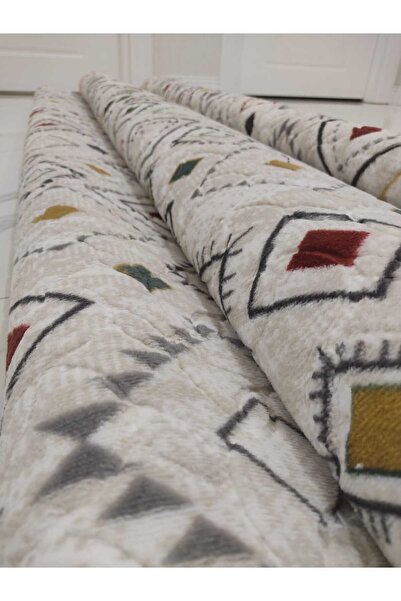 Merinos MERİNOS Kaymaz Taban Keçeli Oda Salon Koridor Mutfak Halı Yolluk MULTİ