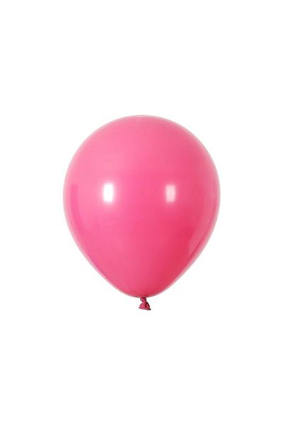 Ata Parti Dünyası 5 Inch Fuchsia Colored Small Size 10 Pieces Decoration Balloons