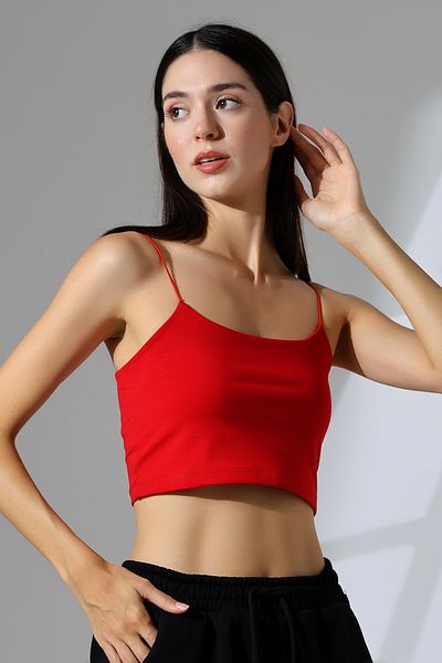 Endies Red Rope Strap Bustier - 20544 Model
