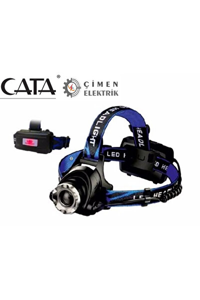 Cata Ct 9123 5 W Ledli Şarjlı Kafa Lambası 6400k Beyaz Işık