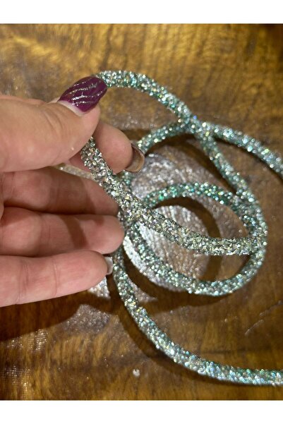 Gönülden Tasarım TAŞLI PARLAK ŞERİT DİKİŞ ÇANTA GİYİM HOBİ AKSESUARI 1 METRE ...