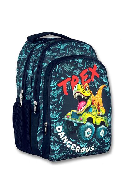 ÜMİT ÇANTA Boy's Trex School Bag - Ümit Cennec, Navy Blue, Three Compartments