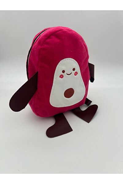 eatölye حقيبة ظهر مدرسية منزلية بتصميم وجه مبتسم للأطفال