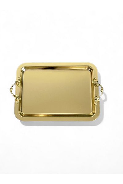 EVSTYLE Gold Rectangular Presentation Tray - Titanium Plated