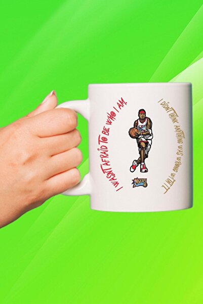 remonz Iverson Printed White Porcelain Mug