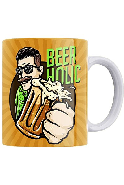 remonz كوب بيرة بورسلين 100% مطبوع على الوجهين