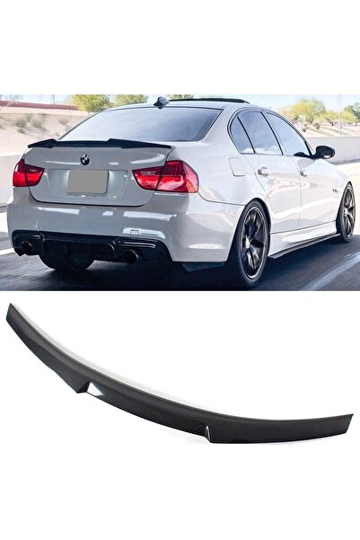 X POWER TUNİNG BMW E90 2005-2012 Uyumlu PLASTİK PARLAK SİYAH M4 YARASA SPOİLER