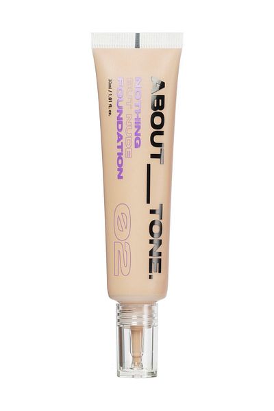 ABOUT TONE Natural Semi Matte Look - Foundation ABOUT TONE Nothing But Nude Boat Color Foundation