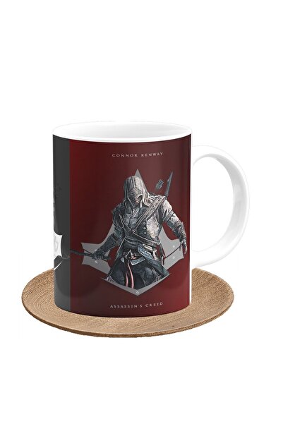 remonz Assassin's Creed Connor Kenway Specially Designed Printed Porcelain Mug for Actors