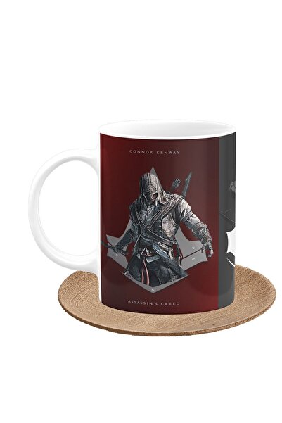 remonz Assassin's Creed Connor Kenway Specially Designed Printed Porcelain Mug for Actors
