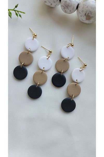 TREND Stylish Design - Dangle Polymer Clay Earrings, Season Colors