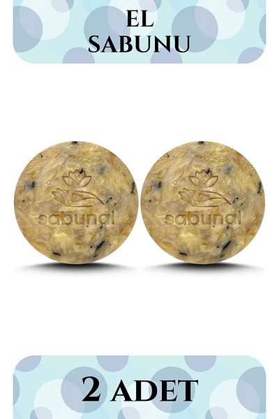 sabunal Hand Soap 2 Pieces - Natural Oil Blended Intense Moisturizing Bath Soap