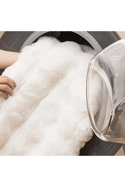 BALADI HOME Thick Rabbit Pillowcase Plush (1 Piece) Measurement 40 X 40 cm One Face Rabbit Single Side Pillowcase